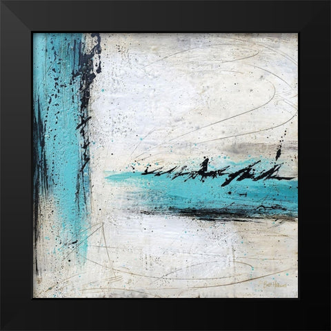 Chasing Waterfalls Black Modern Wood Framed Art Print by Hallowell, Brit