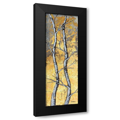Wildfire Black Modern Wood Framed Art Print by Hallowell, Britt