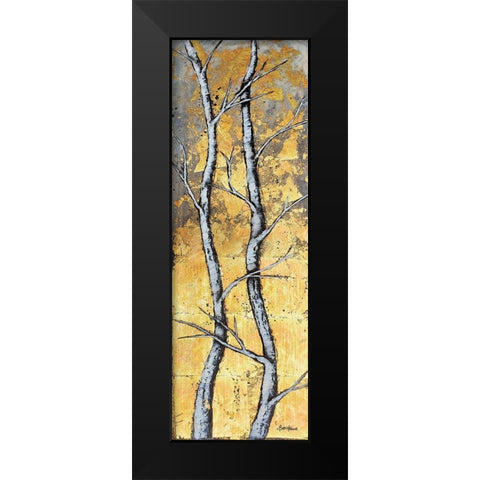 Wildfire Black Modern Wood Framed Art Print by Hallowell, Britt