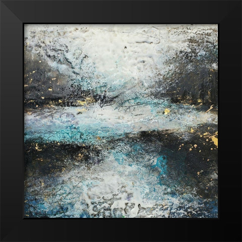 Where River Meets the Sea Black Modern Wood Framed Art Print by Hallowell, Britt