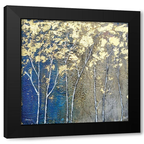 Natures Bounty Black Modern Wood Framed Art Print with Double Matting by Hallowell, Britt