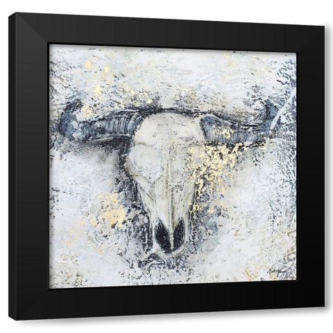 To Dust and Gold Black Modern Wood Framed Art Print by Hallowell, Britt