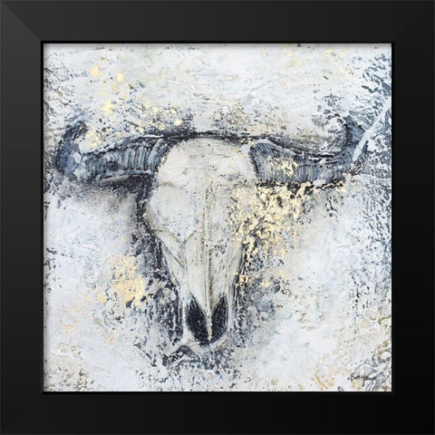 To Dust and Gold Black Modern Wood Framed Art Print by Hallowell, Britt