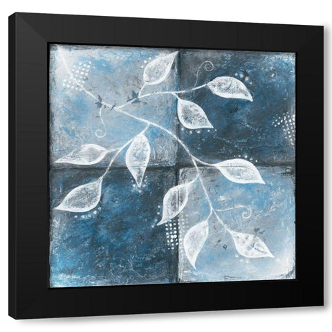 Patchwork Seasons I Black Modern Wood Framed Art Print with Double Matting by Hallowell, Britt