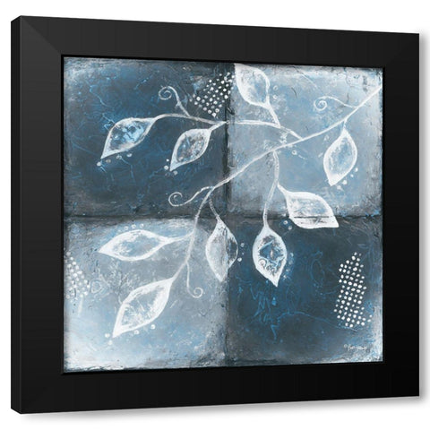 Patchwork Seasons II Black Modern Wood Framed Art Print with Double Matting by Hallowell, Britt