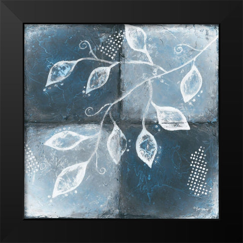 Patchwork Seasons II Black Modern Wood Framed Art Print by Hallowell, Britt