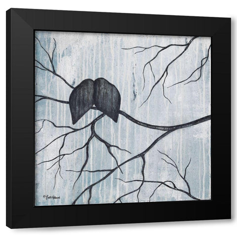 Remnant of Rain Black Modern Wood Framed Art Print by Hallowell, Britt
