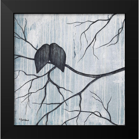 Remnant of Rain Black Modern Wood Framed Art Print by Hallowell, Britt