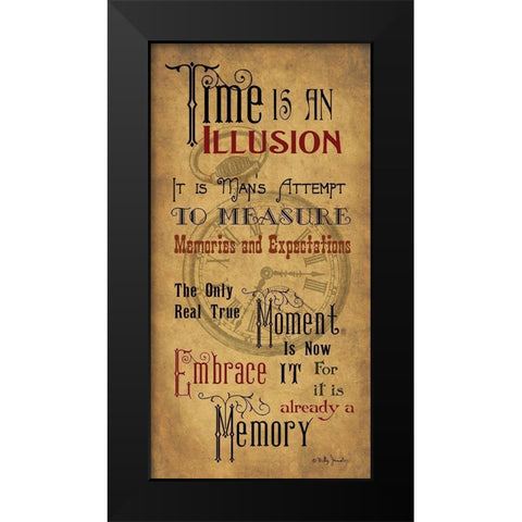 Memories   Black Modern Wood Framed Art Print by Jacobs, Billy