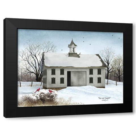 The Last Snowfall   Black Modern Wood Framed Art Print by Jacobs, Billy