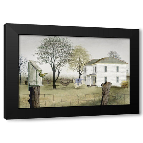 Spring Cleaning          Black Modern Wood Framed Art Print by Jacobs, Billy