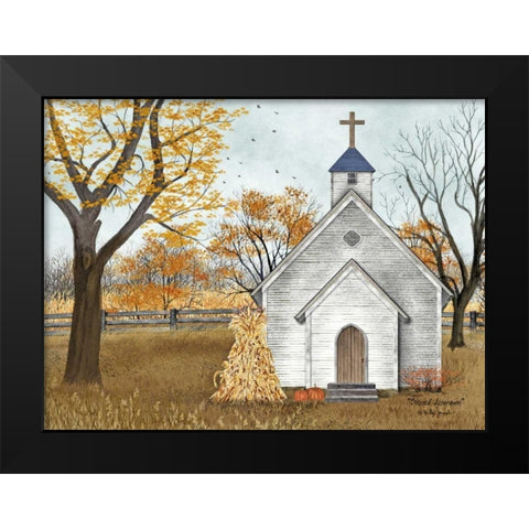 Blessed Assurance Black Modern Wood Framed Art Print by Jacobs, Billy