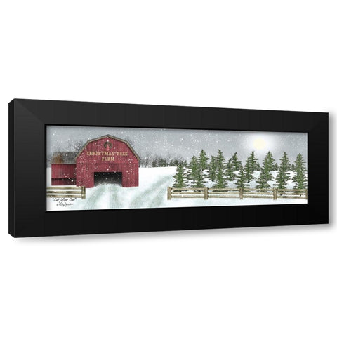 Cut Your Own Black Modern Wood Framed Art Print by Jacobs, Billy