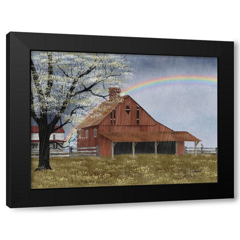 His Promise Black Modern Wood Framed Art Print by Jacobs, Billy