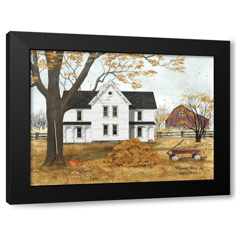 Remember When Black Modern Wood Framed Art Print with Double Matting by Jacobs, Billy