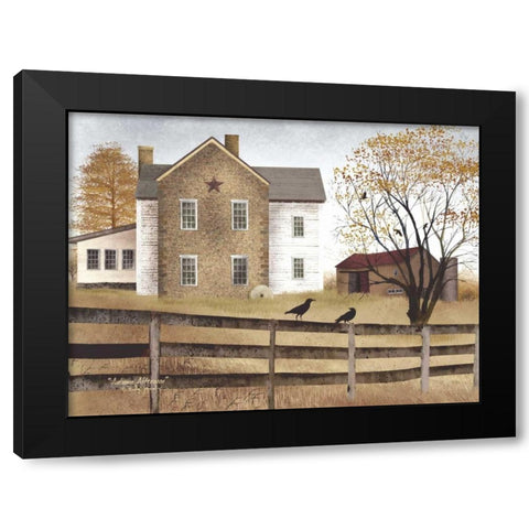 Autumn Afternoon Black Modern Wood Framed Art Print with Double Matting by Jacobs, Billy