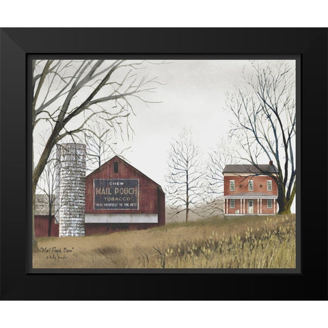 Mail Pouch Barn               Black Modern Wood Framed Art Print by Jacobs, Billy