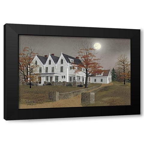 Unserheim Black Modern Wood Framed Art Print by Jacobs, Billy