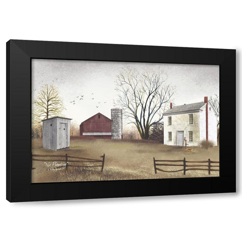 No Plumbing      Black Modern Wood Framed Art Print by Jacobs, Billy