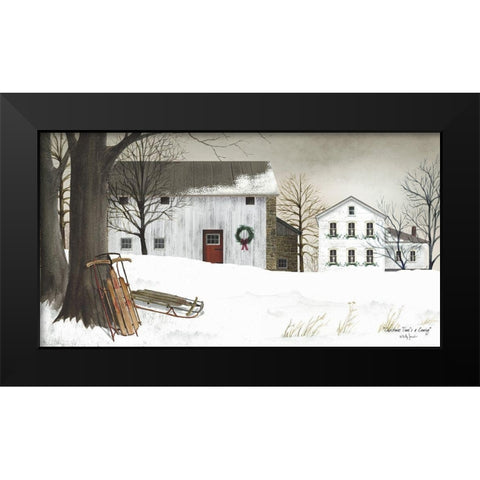 Christmas Times a Coming     Black Modern Wood Framed Art Print by Jacobs, Billy