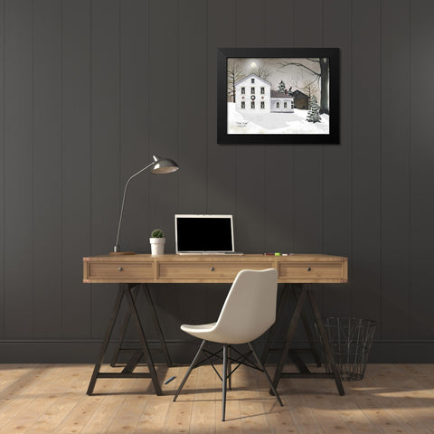 Silent Night Black Modern Wood Framed Art Print by Jacobs, Billy