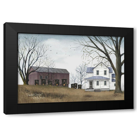 Sunday Service      Black Modern Wood Framed Art Print by Jacobs, Billy