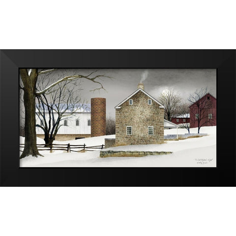 A Cold Winters Night Black Modern Wood Framed Art Print by Jacobs, Billy