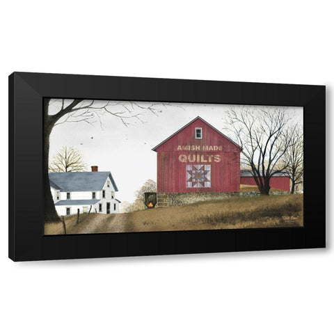 Quilt Barn             Black Modern Wood Framed Art Print by Jacobs, Billy