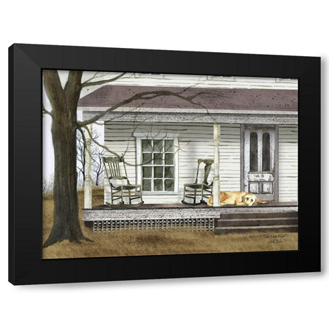 The Long Wait Black Modern Wood Framed Art Print by Jacobs, Billy