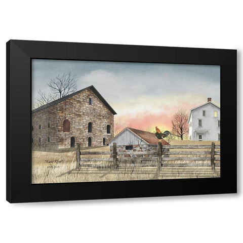 Early Riser      Black Modern Wood Framed Art Print by Jacobs, Billy