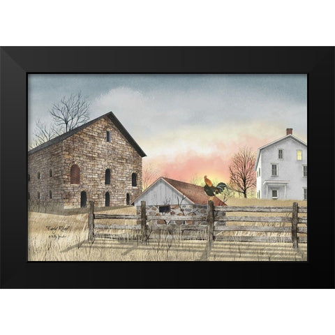 Early Riser      Black Modern Wood Framed Art Print by Jacobs, Billy