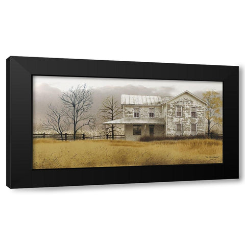 Old Homeplace Black Modern Wood Framed Art Print by Jacobs, Billy
