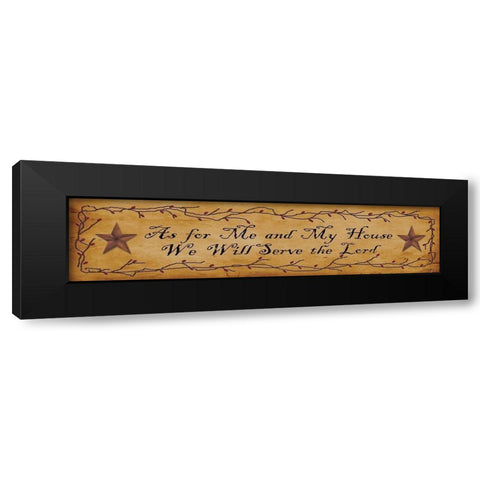 As for Me Black Modern Wood Framed Art Print with Double Matting by Jacobs, Billy