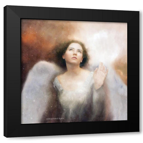Revelation Black Modern Wood Framed Art Print with Double Matting by Bluebird Barn