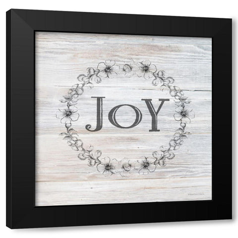Joy     Black Modern Wood Framed Art Print by Bluebird Barn