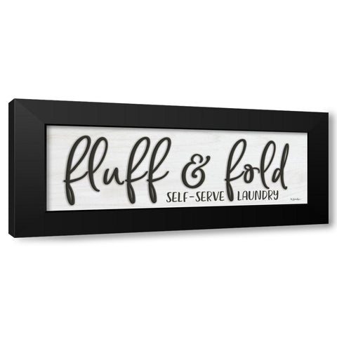 Fluff and Fold Black Modern Wood Framed Art Print with Double Matting by Boyer, Susie
