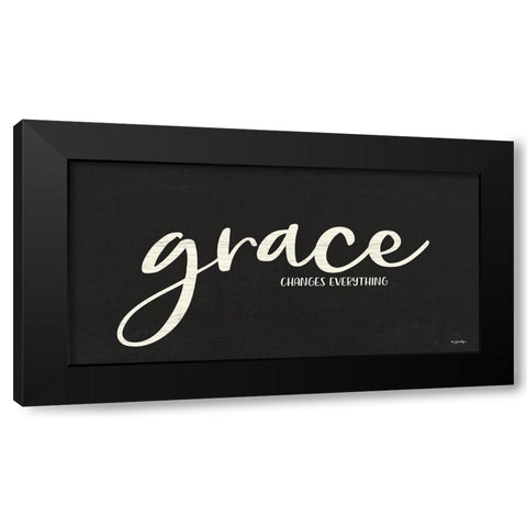 Grace Black Modern Wood Framed Art Print by Boyer, Susie