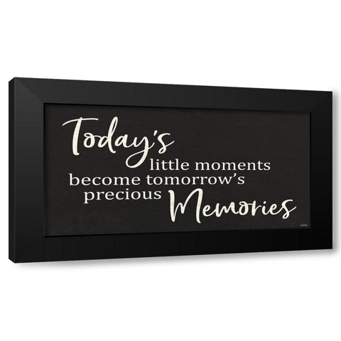 Todays Little Moments Black Modern Wood Framed Art Print with Double Matting by Boyer, Susie