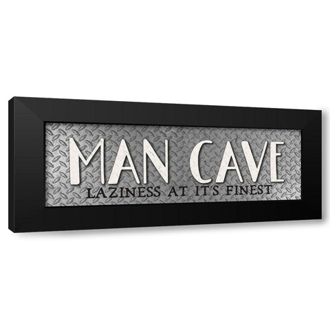 Laziness at Its Finest Black Modern Wood Framed Art Print by Boyer, Susie