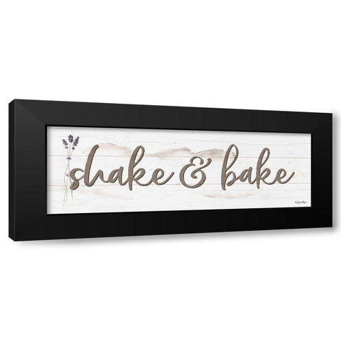 Shake And Bake Black Modern Wood Framed Art Print by Boyer, Susie