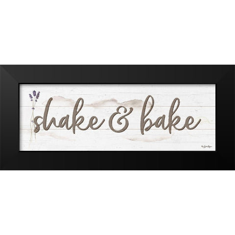 Shake And Bake Black Modern Wood Framed Art Print by Boyer, Susie