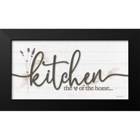 Kitchen - the Heart of the Home Black Modern Wood Framed Art Print by Boyer, Susie
