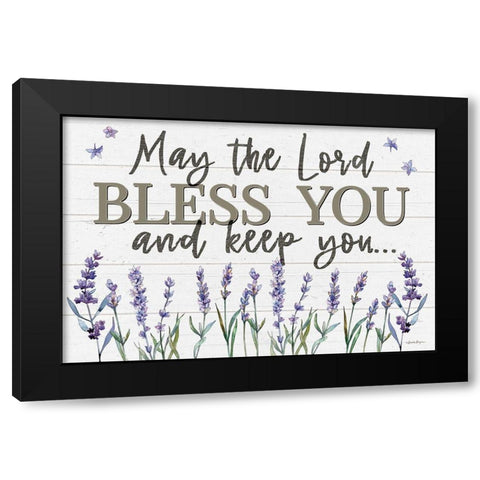 Bless You Black Modern Wood Framed Art Print by Boyer, Susie