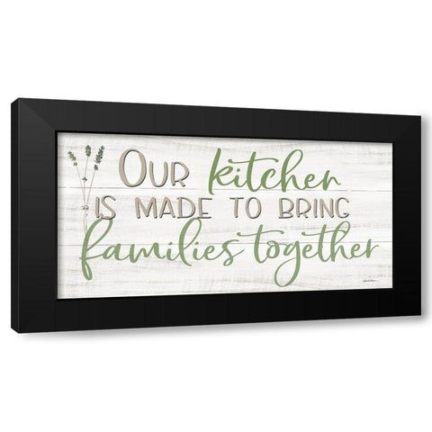 Our Kitchen Black Modern Wood Framed Art Print with Double Matting by Boyer, Susie