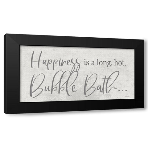 Bubble Bath Black Modern Wood Framed Art Print by Boyer, Susie