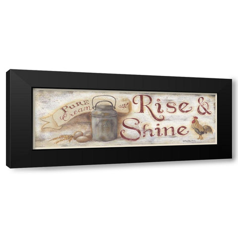 Rise And Shine Black Modern Wood Framed Art Print with Double Matting by Britton, Pam