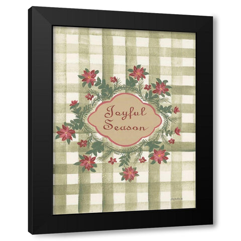 Holiday Home II Black Modern Wood Framed Art Print with Double Matting by Britton, Pam