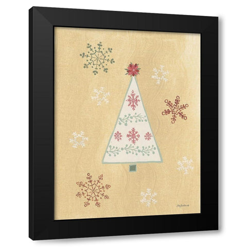 Holiday Cheer I Black Modern Wood Framed Art Print with Double Matting by Britton, Pam