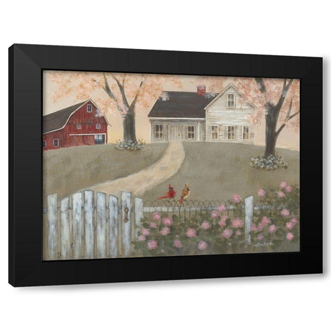 Season of Renewal Black Modern Wood Framed Art Print with Double Matting by Britton, Pam