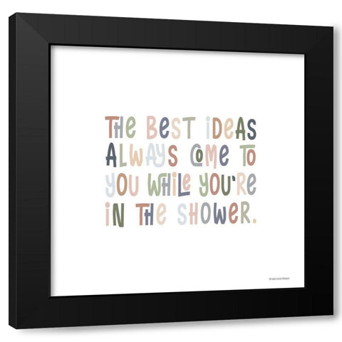 The Best Ideas Black Modern Wood Framed Art Print with Double Matting by Lady Louise Designs